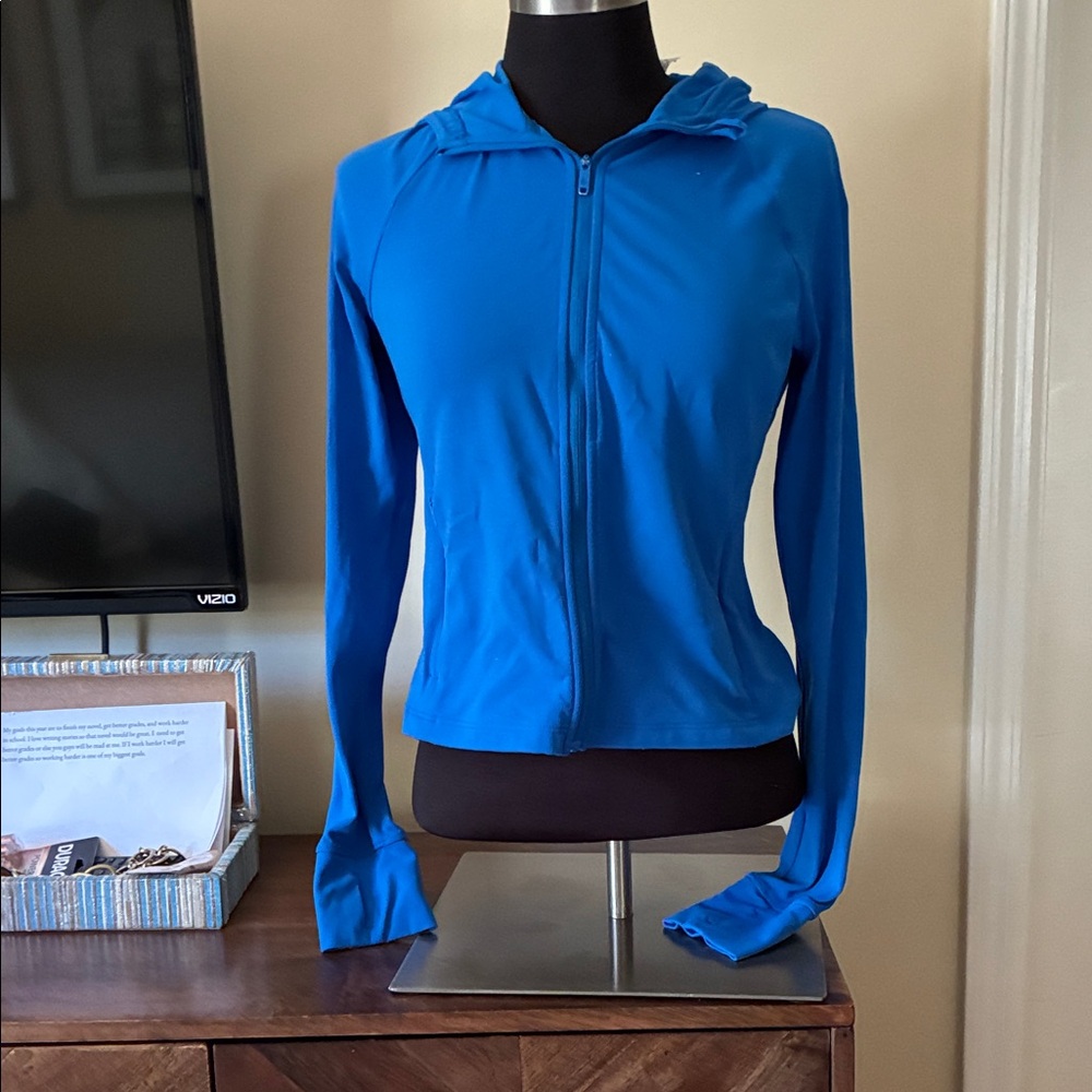 CRZ YOGA Vibrant Blue Activewear Jacket